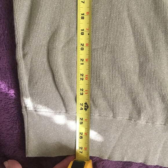 NWT CHICO’S SPARKLE Pull Over Round Neckline Long Sleeve SWEATER Cool Sage-XL-3 - Picture 12 of 16